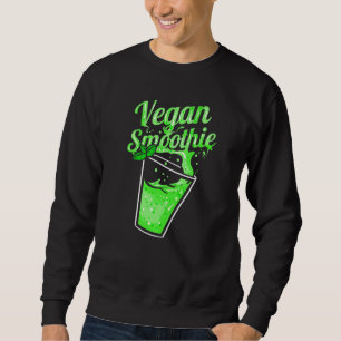 Sudadera Batido Verde Vegano Para Vegetarianos y Veganos