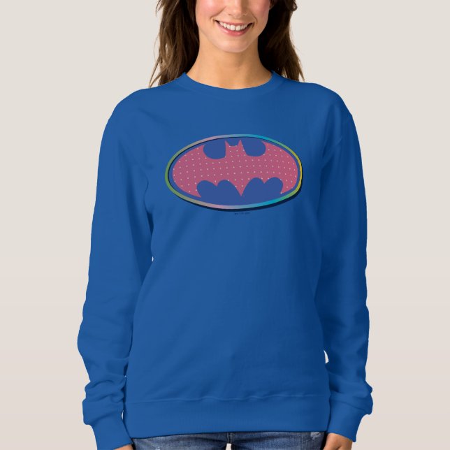 Sudadera Batman | Pink Polka Dot Logo (Anverso)