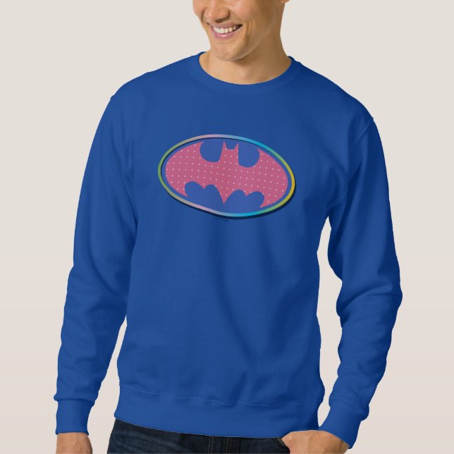 Sudadera Batman | Pink Polka Dot Logo (Anverso)