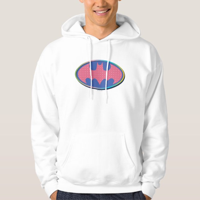 Sudadera Batman | Pink Polka Dot Logo (Anverso)