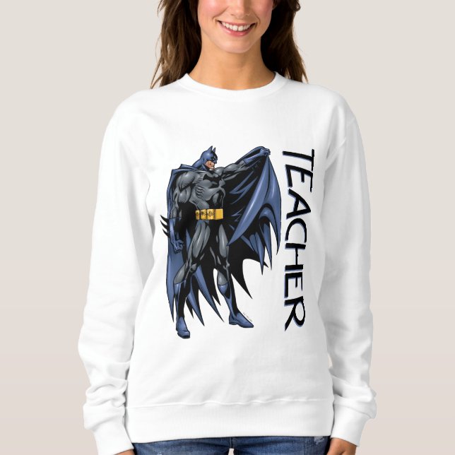 Sudadera Batman Profesor de lado de color completo (Anverso)