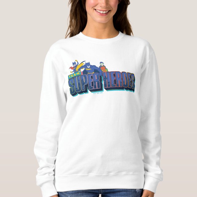 Sudadera Batman | Superhéroes de equipo (Anverso)