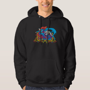 Sudadera Batman + Superman + Flash