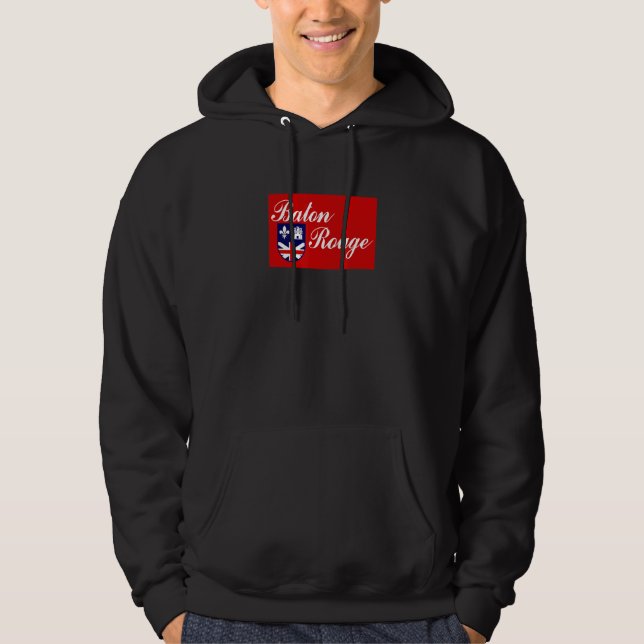 Sudadera Baton Rouge Louisiana Flag (Anverso)