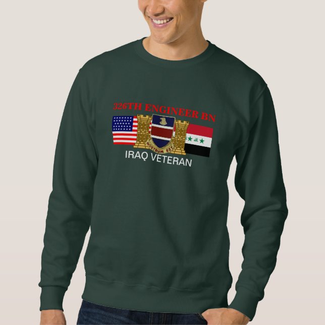 SUDADERA BATTALION DE INGENIEROS 326IRAQ WAR SWEATSHIRT (Anverso)