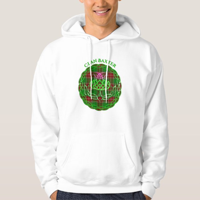 Sudadera Baxter Scottish Tartán Celtic Thistle (Anverso)