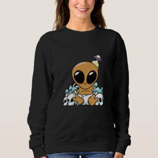 Sudadera bay alien space aliens cute ufo