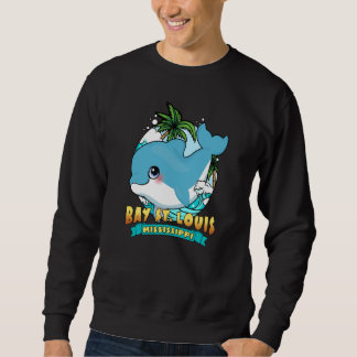 Sudadera BAY ST LOUIS MISSISSIPPI Cute Baby Dolphin Beach S