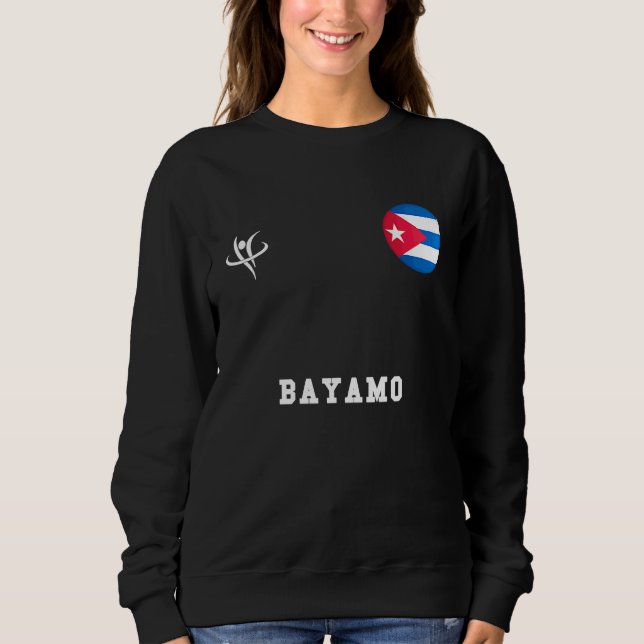 Sudadera BAYAMO Cuba Deportes Antiguos (Anverso)