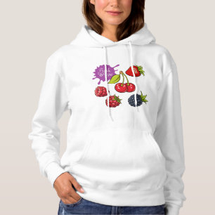Sudadera Bayas rojas frescas y cerezas