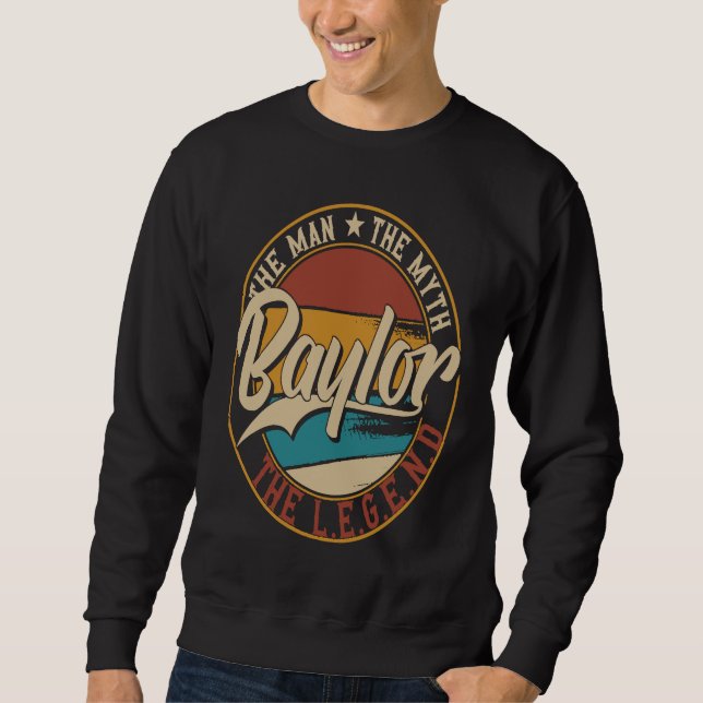 Sudadera Baylor The man the myth the legend (Anverso)