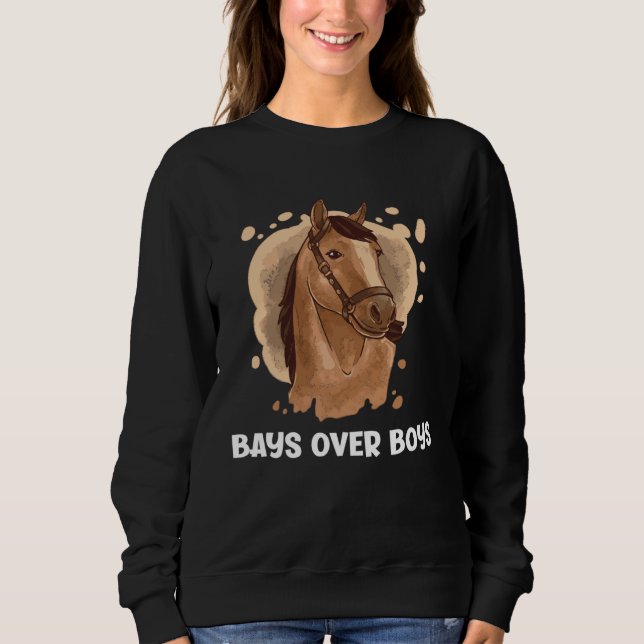 Sudadera Bays Over Boys  Horse   1 (Anverso)