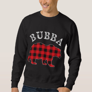 Sudadera BBBA Bear RED Búfalo negro colocado Mama Checkerbo
