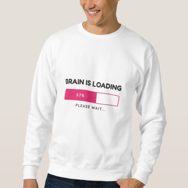 Sudadera BBrain is loading, please wait (Anverso)