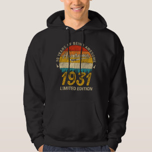 Sudadera Bday Retro de 94 años asombroso regalo de cumpleañ