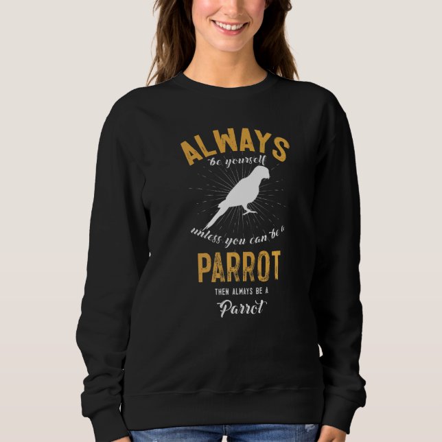 Sudadera Be A Parrot (Anverso)
