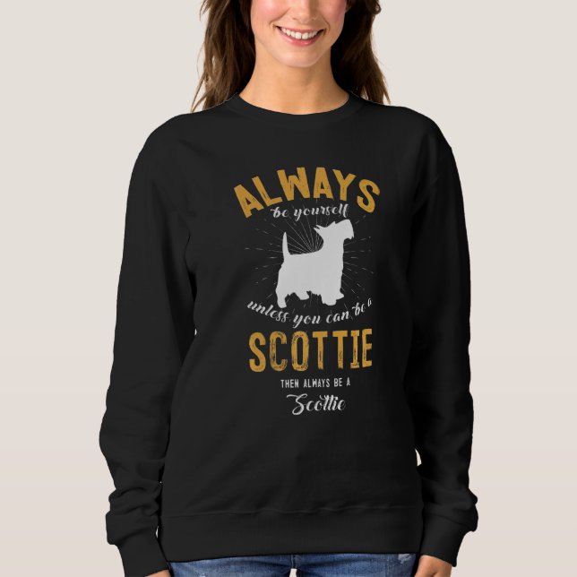 Sudadera Be A Scottie (Anverso)