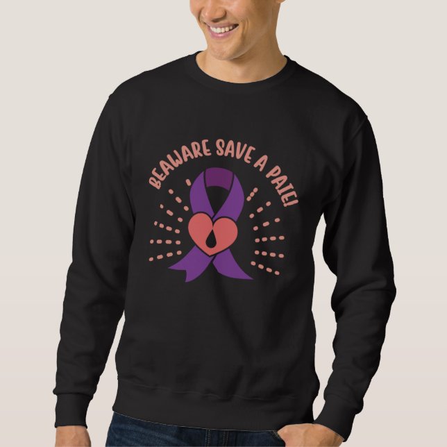 Sudadera Be Aware Save A Paie Alzheimer s Fighter Memories  (Anverso)
