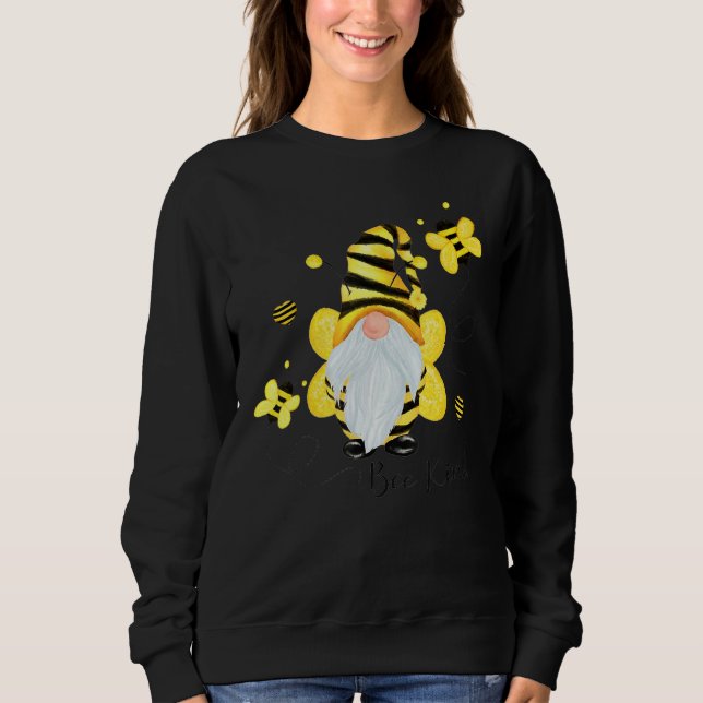 Sudadera Be Kind Gnome Y Bee Hippy Gnome 2 (Anverso)