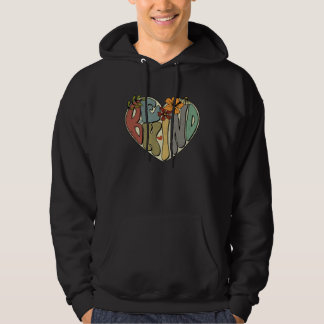 Sudadera Be Kind Inspirational Kindness Vintage Hearts Flow