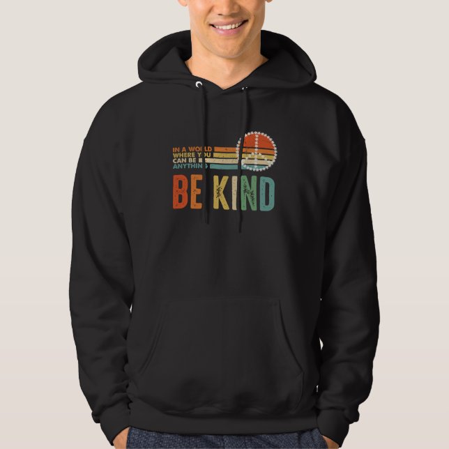Sudadera Be Kind Kindness Autism Peace Sign Tie Dye Spread  (Anverso)