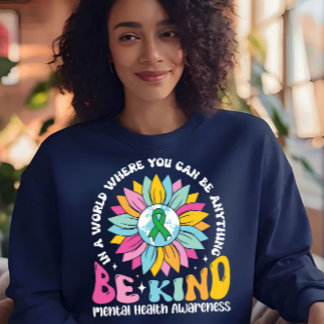 Sudadera Be Kind Mental Health Sunflower