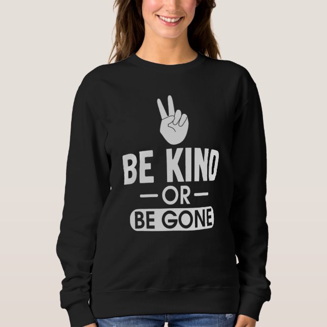 Sudadera Be Kind Or Be Gone Unity Day Orange (Anverso)