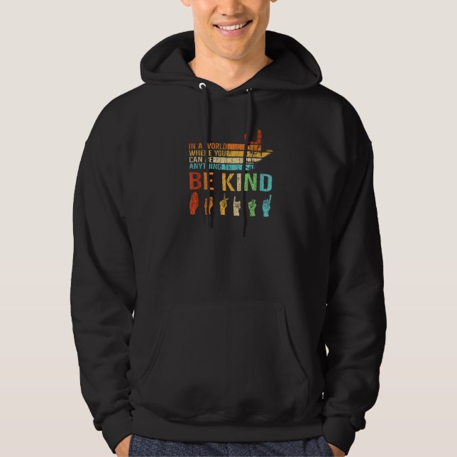 Sudadera Be Kind Retro Vintage (Anverso)