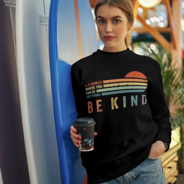 Sudadera Be Kind Sweatshirt | Positive Vibes Hoodie for Wom (Be Kind Sweatshirt | Positive Vibes Hoodie for Women)