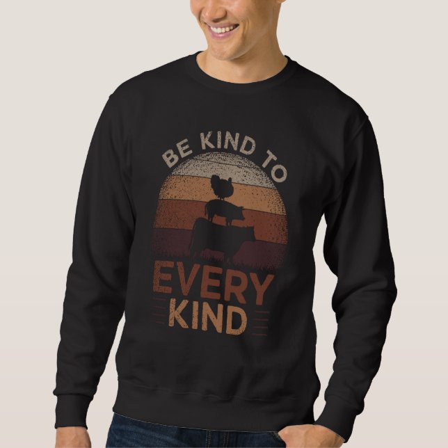 Sudadera Be Kind To Every Child Animals Hutch Farm Animal P (Anverso)