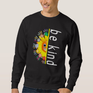 Sudadera Be Kind To One Another Positive Message With Hands