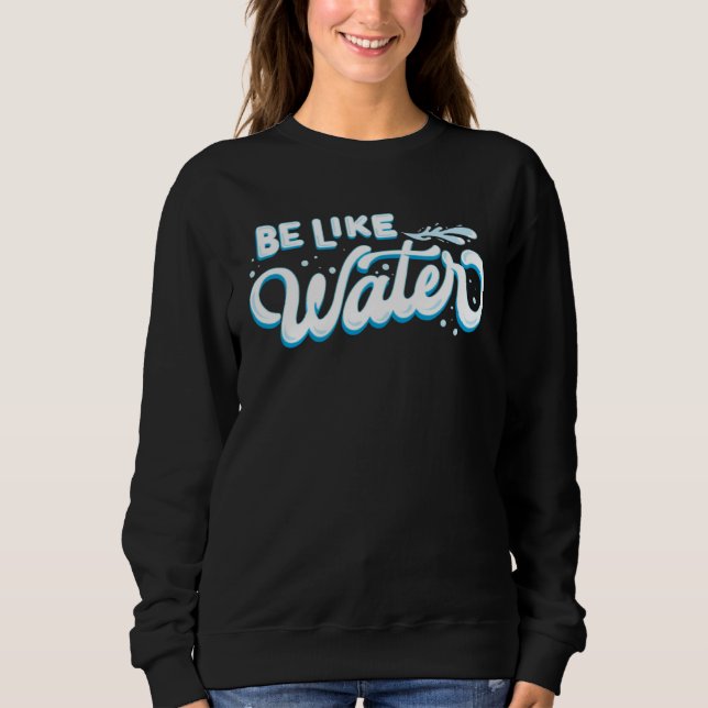 Sudadera Be Like Water Daoism Ancient Chinese Tai Chi Taois (Anverso)