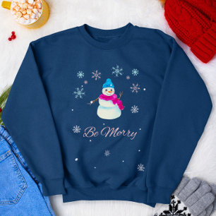 Sudadera Be Merry Christmas Cull Snowman