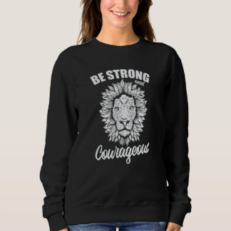 Sudadera Be Strong Coweageous Africa Lion Predator