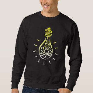 Sudadera Be The Light Lightbulb Bible Verse Matthew 514