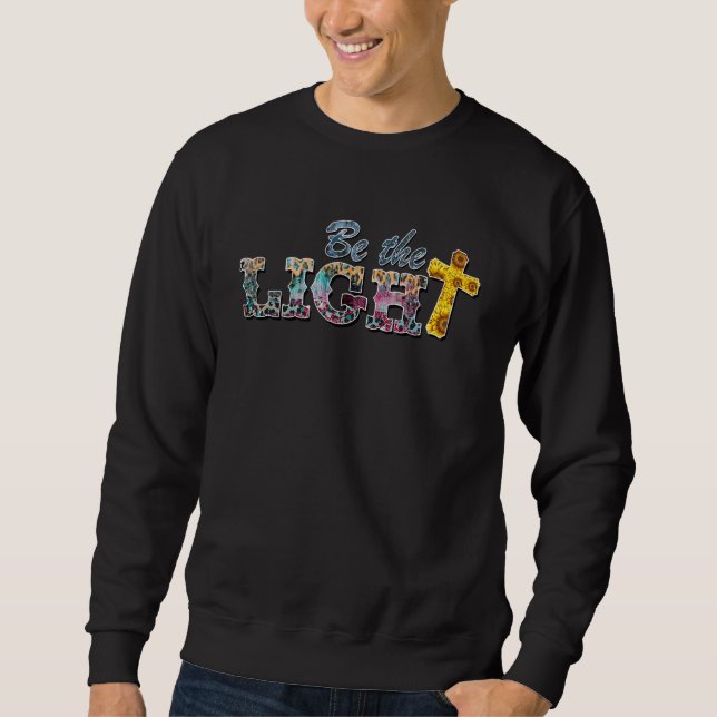 Sudadera Be The Light Matthew 514 Leopard Christian Easter (Anverso)