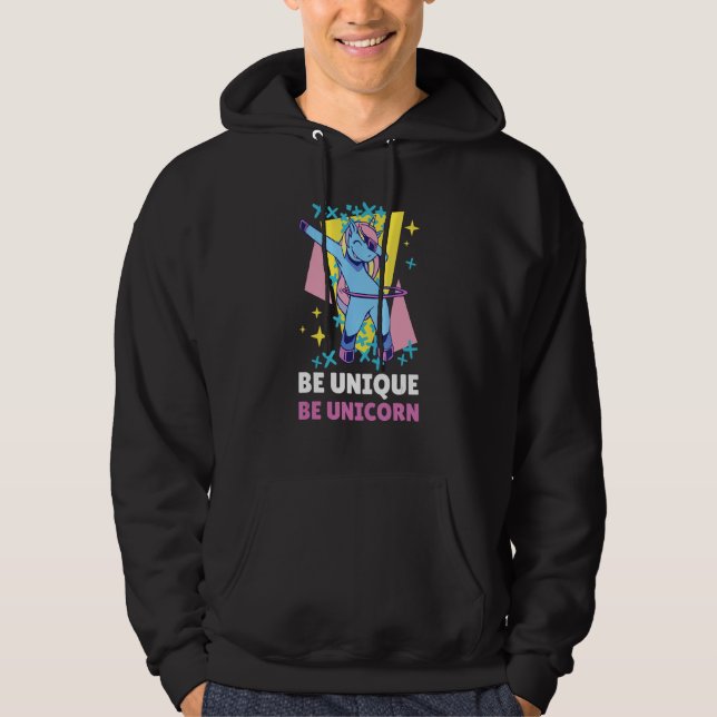 Sudadera Be Unique Be Unicorn 10 (Anverso)