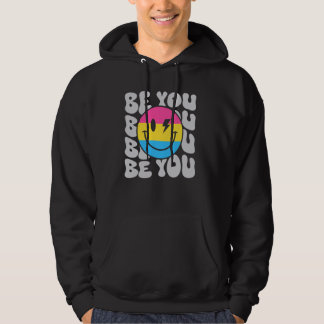 Sudadera Be You Groovy Smile Face Hippie LGBTQ Pansexual Pa