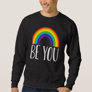 Sudadera Be You Rainbow Lgbt Orgullo Gay Lesbianas Bisexua