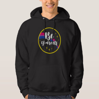 Sudadera Be Yourself Bisexual Rainbow Bi Pride Flag Lgbtq W