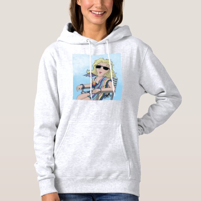Sudadera Beach Babe Hoodie (Anverso)