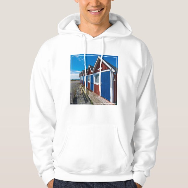 Sudadera Beach Huts 3 (Anverso)
