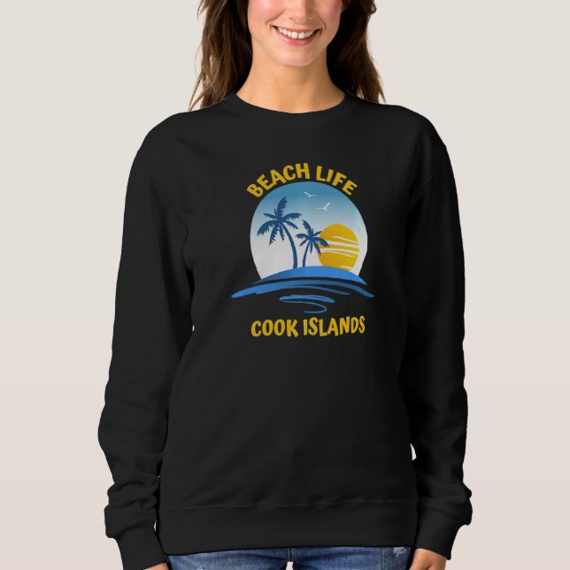 Sudadera Beach Life Cuba (Anverso)