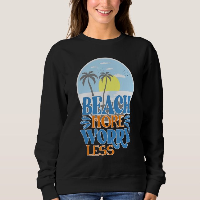 Sudadera Beach más Worldwide Vacation Essentials (Anverso)