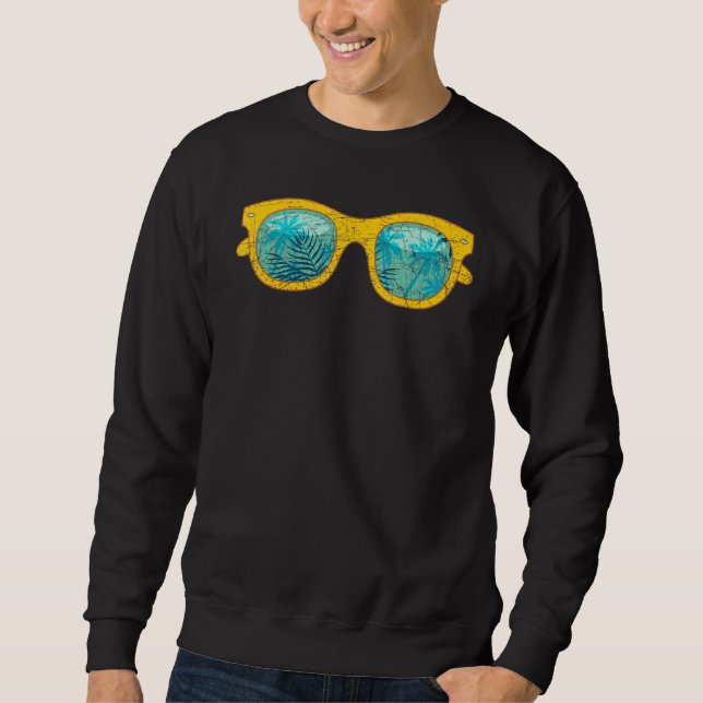 Sudadera Beach Summer Vacay Coconut Palm deja Tropical Su (Anverso)