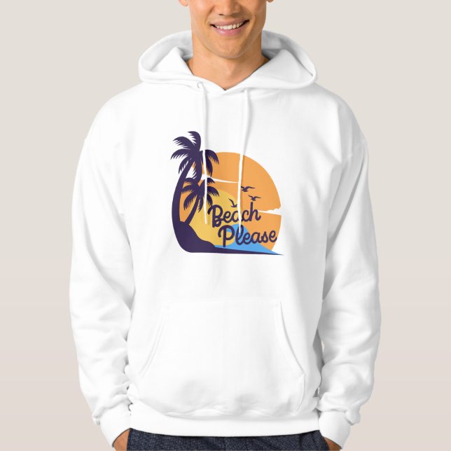 Sudadera Beach Sunset Vibes | Camiseta tropical de verano (Anverso)