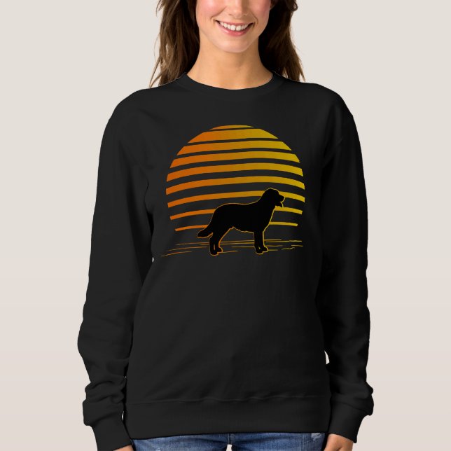 Sudadera Beach Sunset Y Labrador Retriever (Anverso)