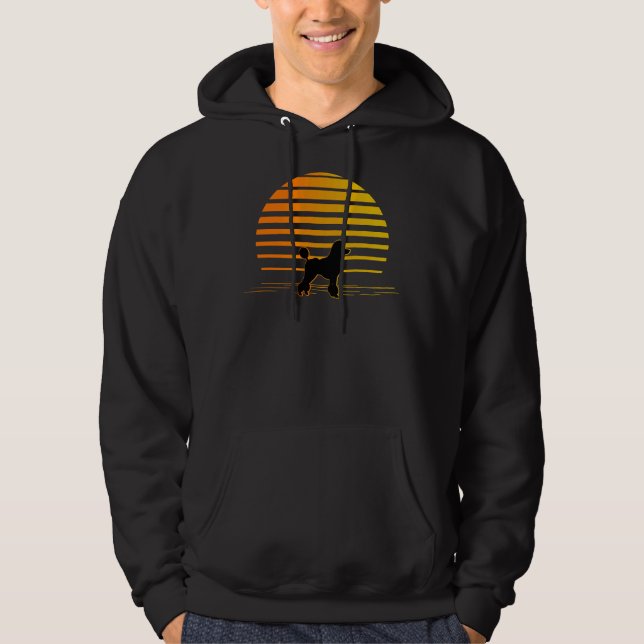 Sudadera Beach Sunset y Poodle (Anverso)