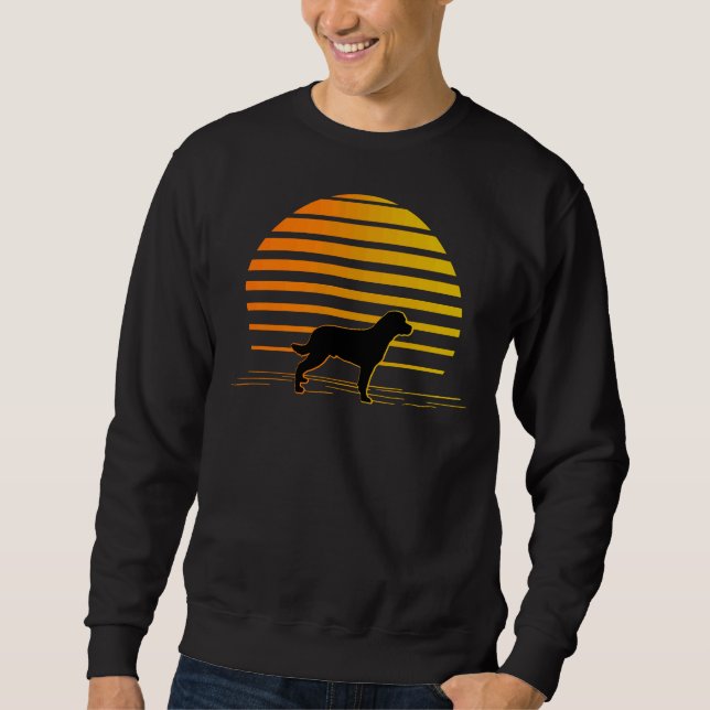 Sudadera Beach Sunset Y Rottweiler Dog (Anverso)