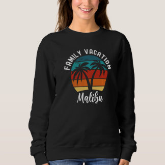 Sudadera Beach Trip Palm Tree Family Vacation Malibu Califo
